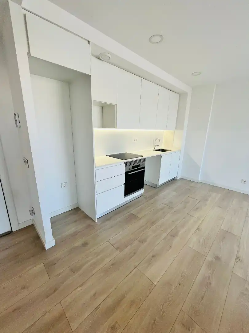 Kitchen of Flat for sale in Cubelles  with Air Conditioner, Parquet flooring and Terrace