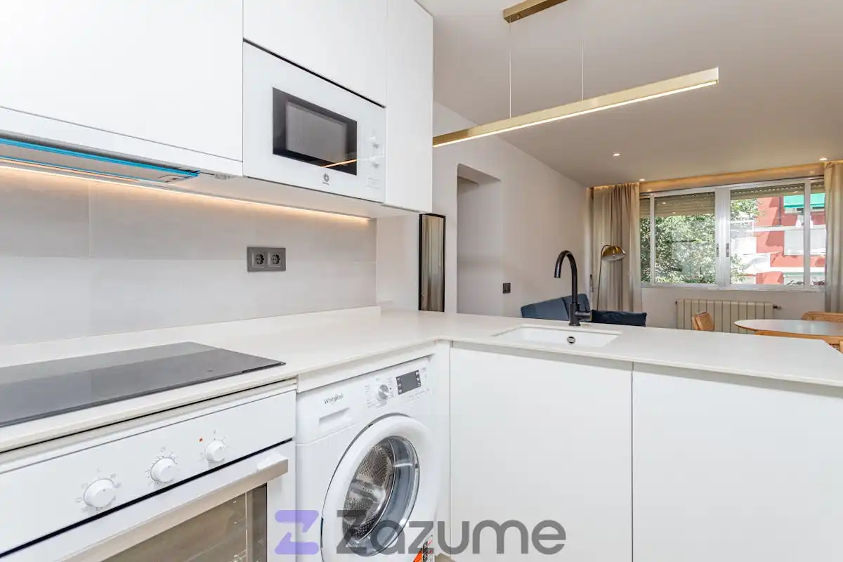 Cocina de Piso de alquiler en Madrid con Aire acondicionado, Calefacción y Parquet