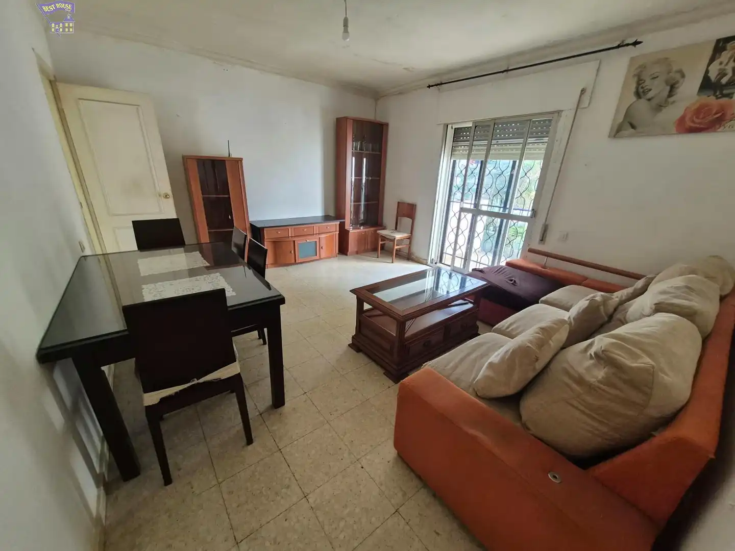 Sala de estar de Piso en venta en Arcos de la Frontera con Amueblado y Balcón