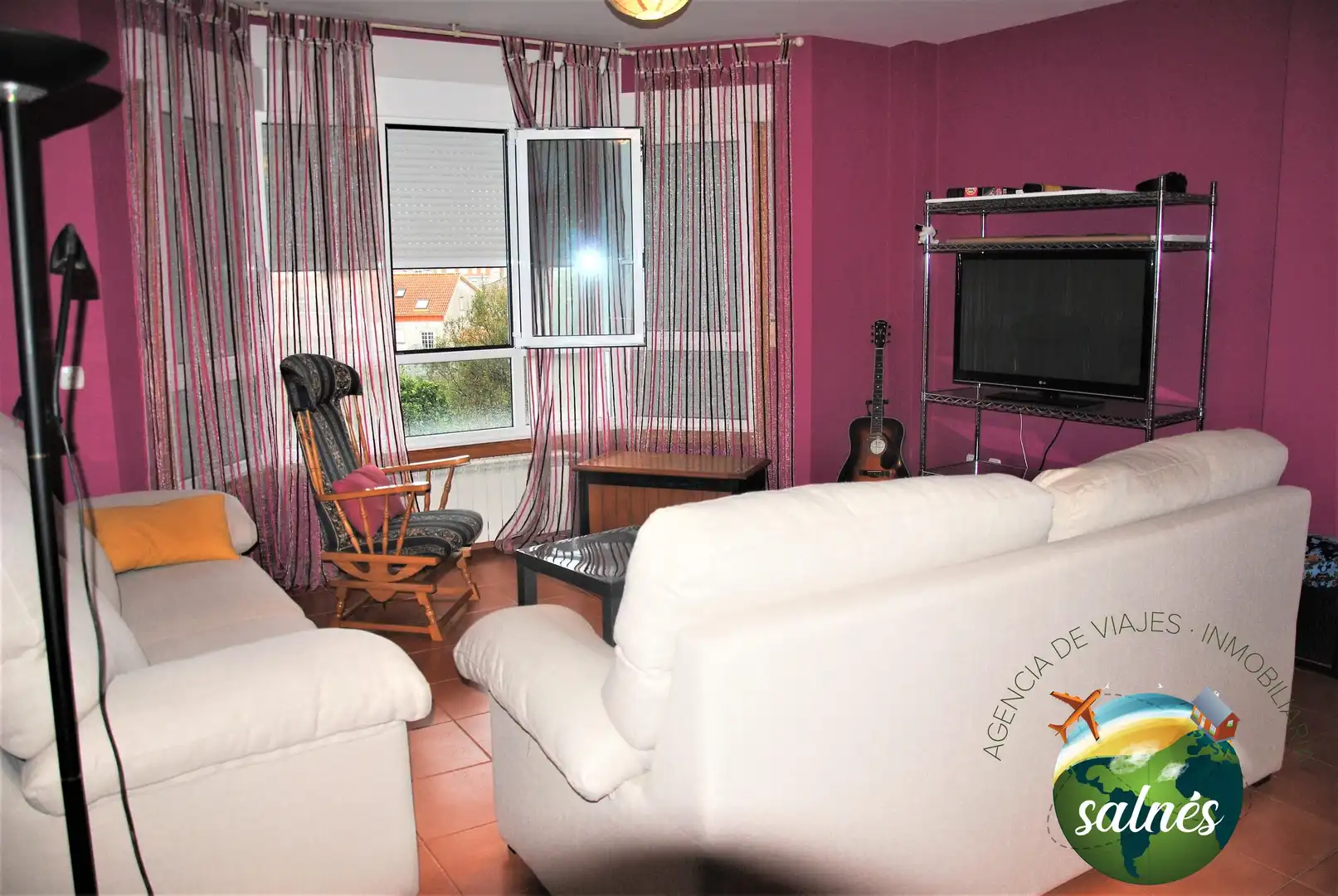 Living room of Houses for rent in Sanxenxo  with Private garden, Terrace and Furnished