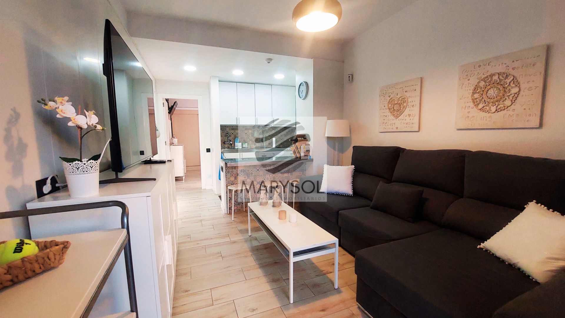 Sala d'estar de Planta baixa de lloguer en San Bartolomé de Tirajana amb Terrassa, Moblat i Forn