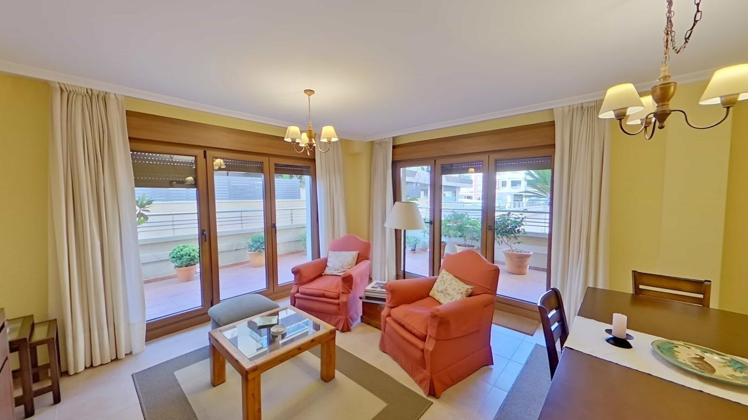 Living room of Flat for sale in Sanxenxo  with Terrace and Storage room