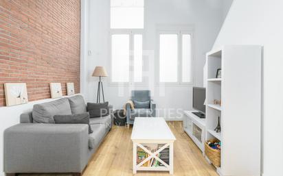 Living room of Duplex for sale in  Barcelona Capital  with Air Conditioner, Heating and Terrace