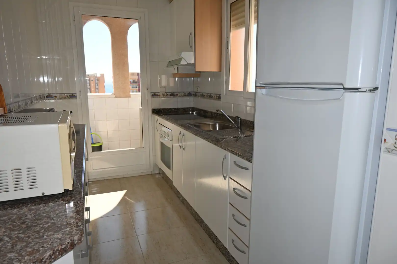 Cocina de Apartamento en venta en La Manga del Mar Menor con Aire acondicionado, Terraza y Amueblado