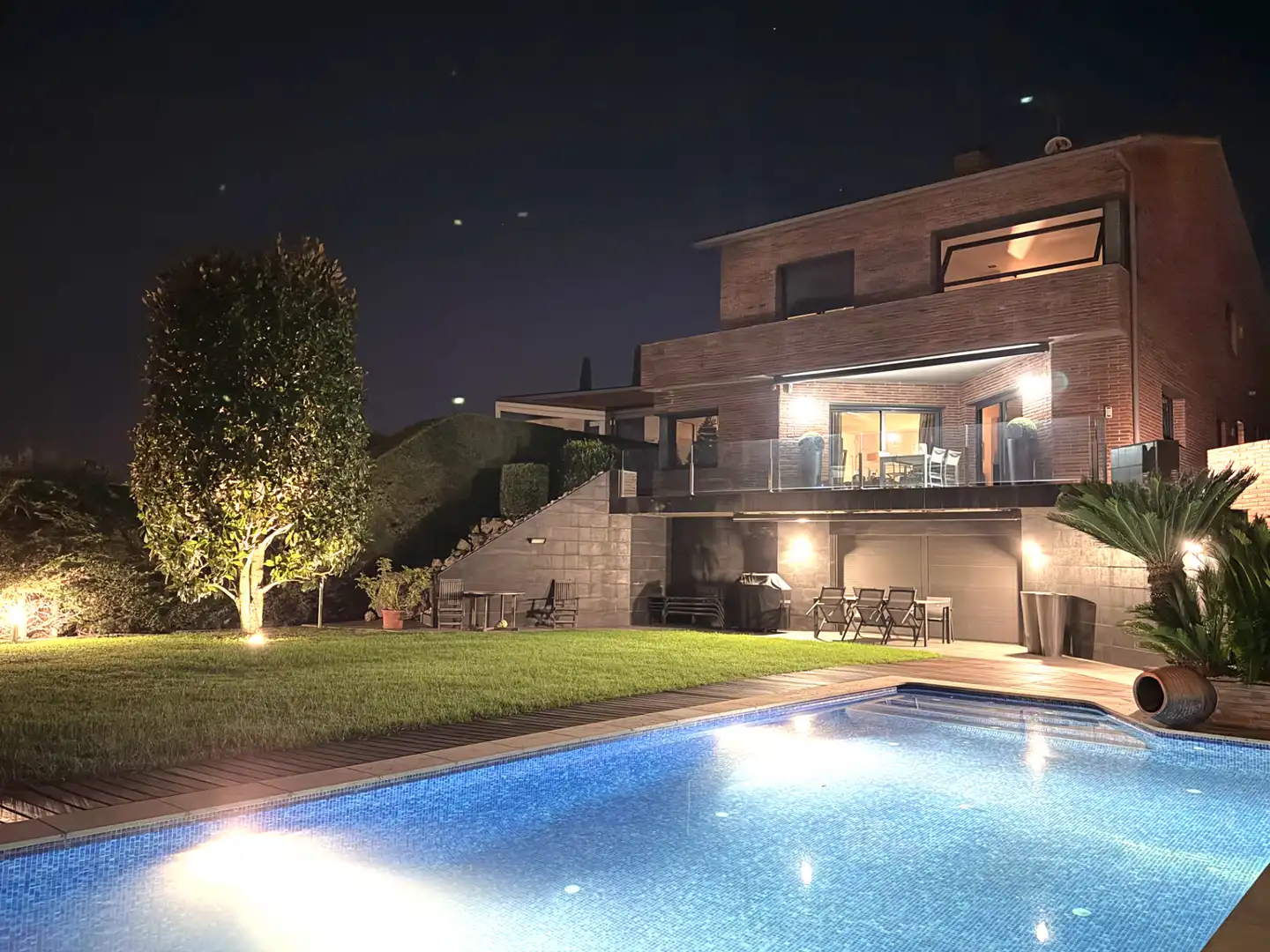 Terrassa de Casa o xalet en venda en La Garriga amb Calefacció, Jardí privat i Parquet