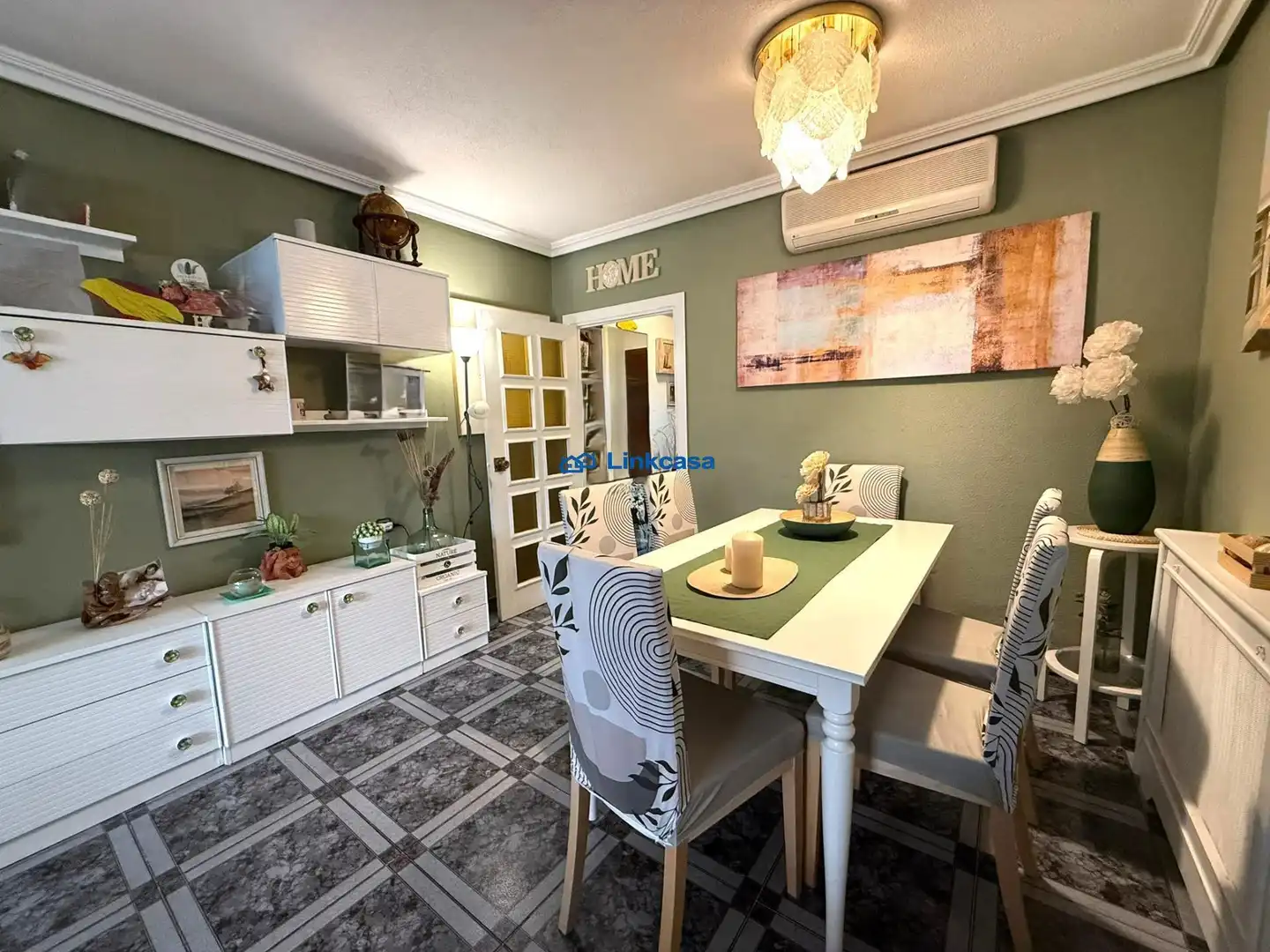 Dining room of Flat for sale in Madrid  with Air Conditioner, Heating and Private garden