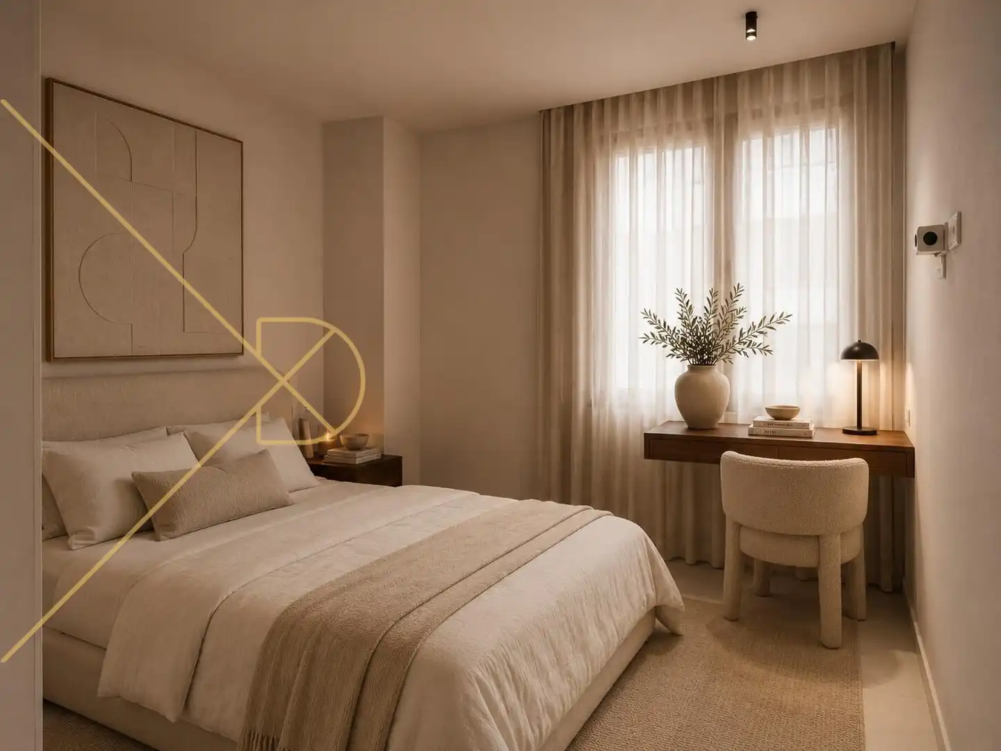 Bedroom of Flat for rent in Barcelona  with Air Conditioner, Heating and Terrace