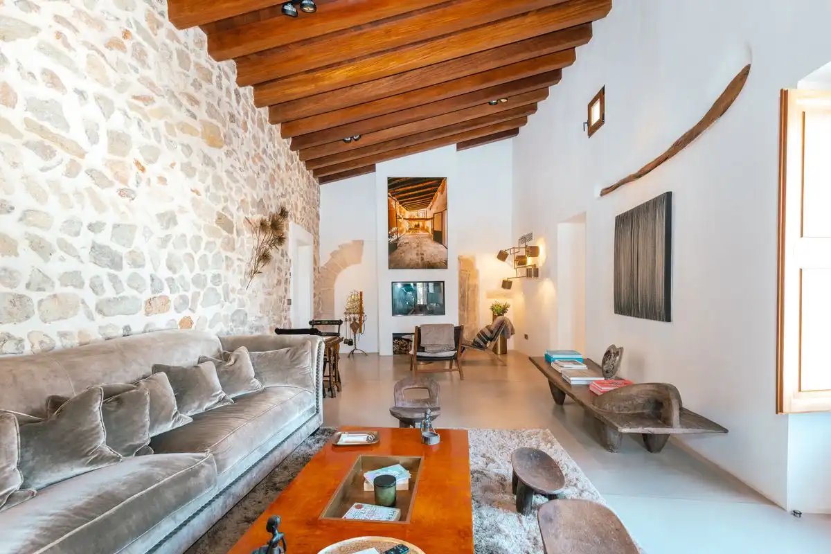 Sala d'estar de Casa adosada en venda en Eivissa amb Aire condicionat, Calefacció i Traster
