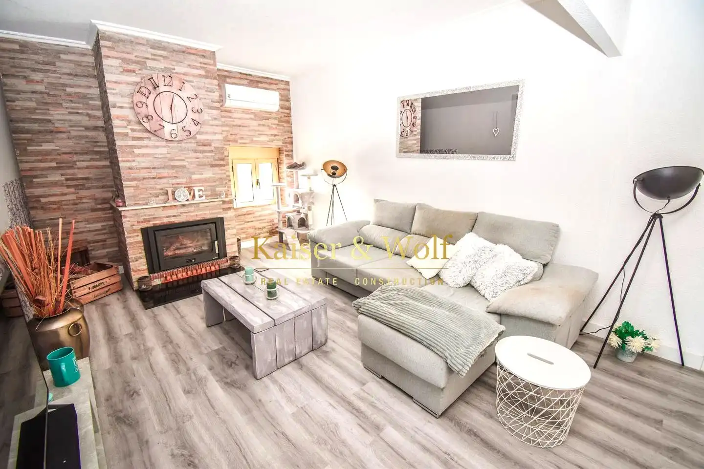Sala de estar de Finca rústica en venta en Elche / Elx con Aire acondicionado y Jardín privado