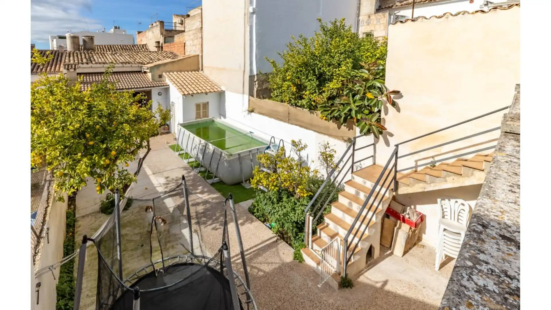 Vista exterior de Casa o chalet en venta en Inca con Aire acondicionado, Jardín privado y Terraza