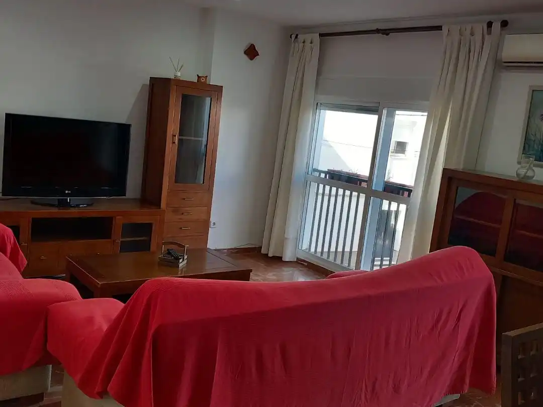 Wohnzimmer von Wohnung zur Miete in El Puerto de Santa María mit Klimaanlage