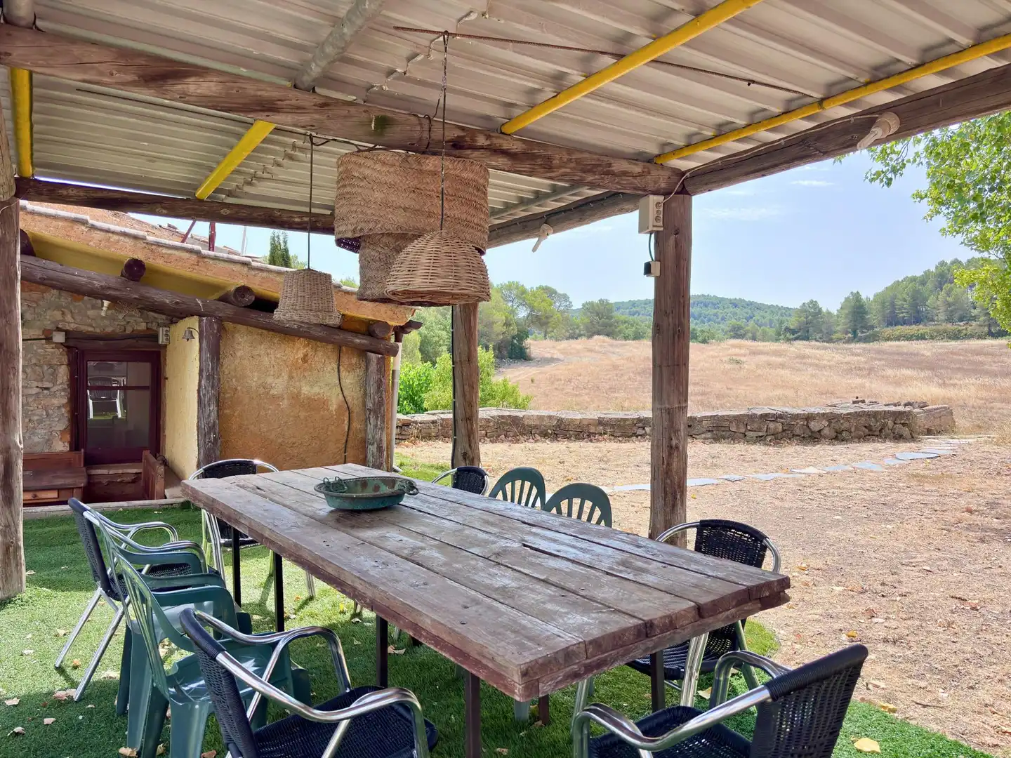 Terrace of Country homes for sale in Querol  with Heating, Terrace and Swimming Pool