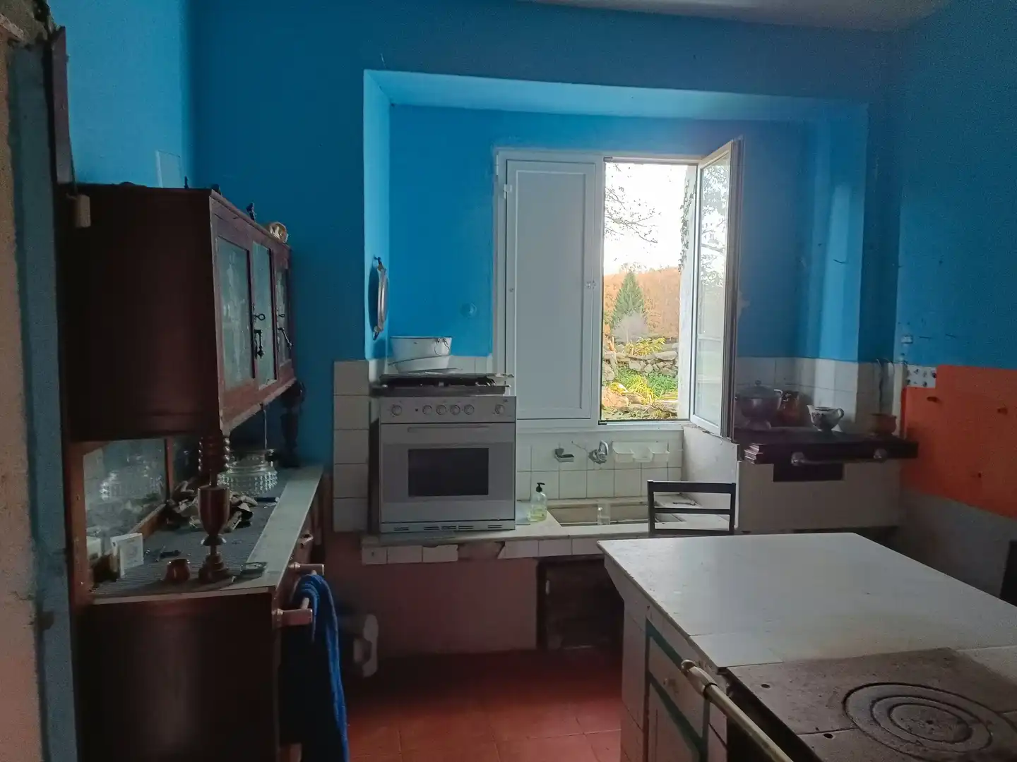 Cuina de Casa o xalet en venda en Guitiriz amb Jardí privat i Traster