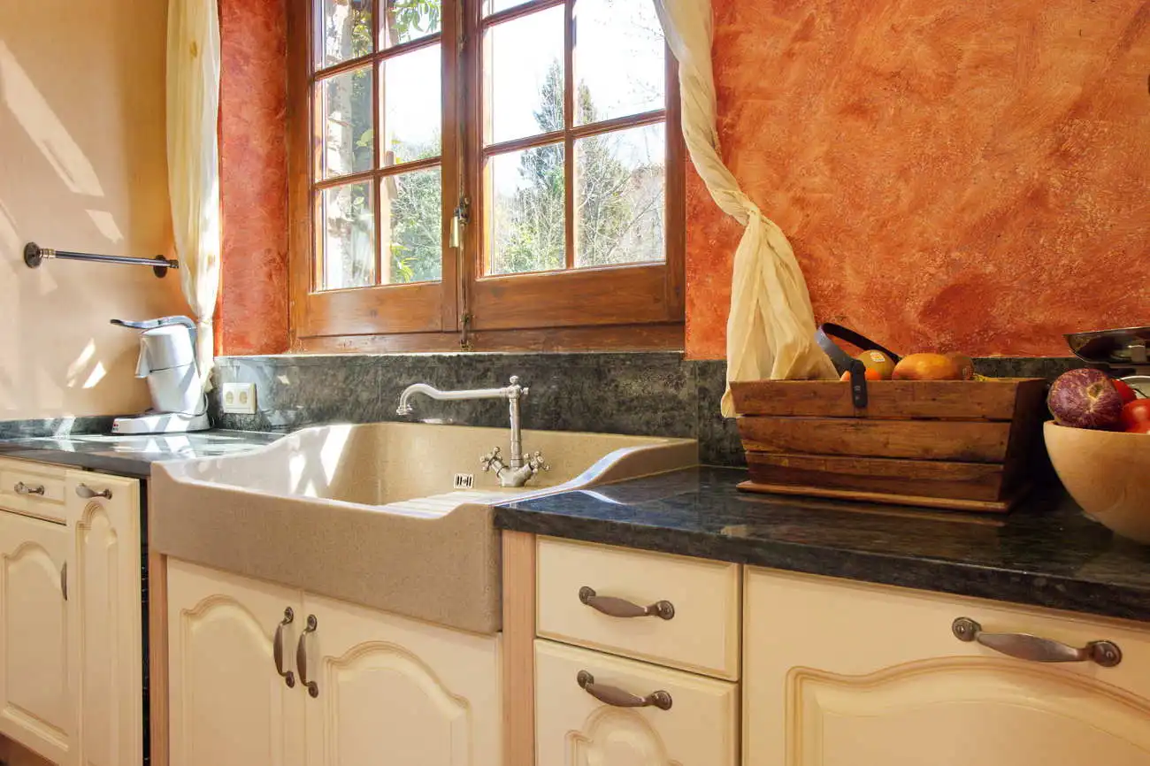 Cocina de Casa o chalet en venta en Camprodon con Calefacción, Jardín privado y Parquet