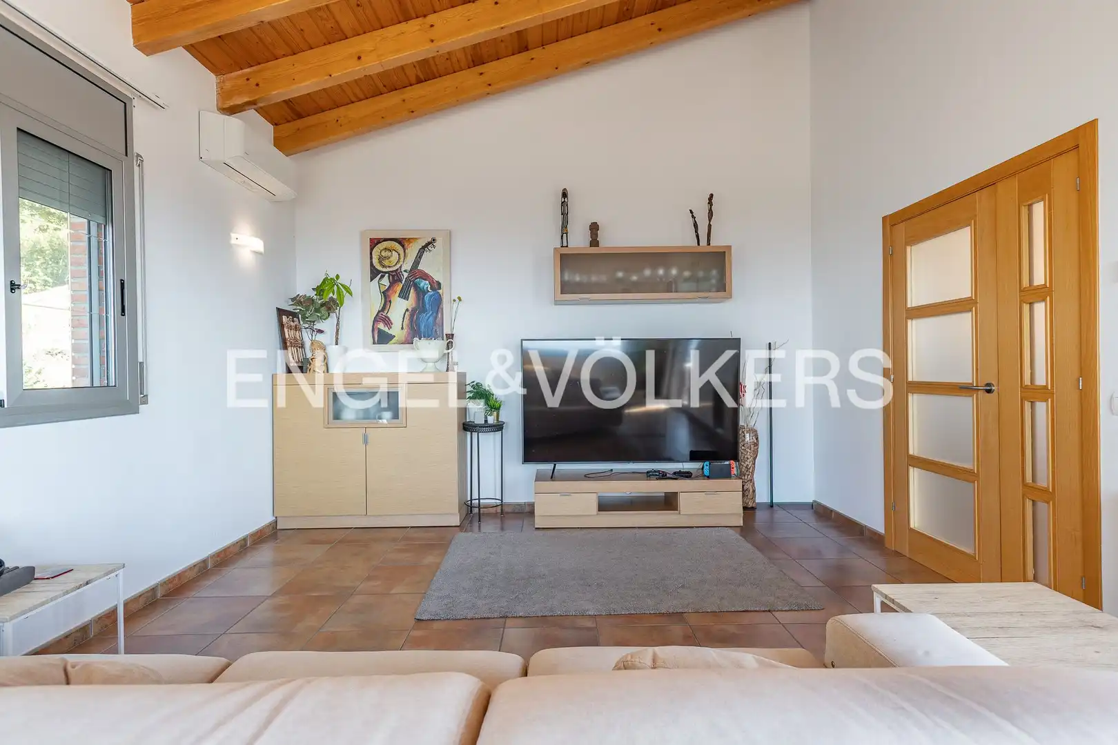 Living room of Houses for sale in L'Ametlla del Vallès  with Heating, Private garden and Storage room