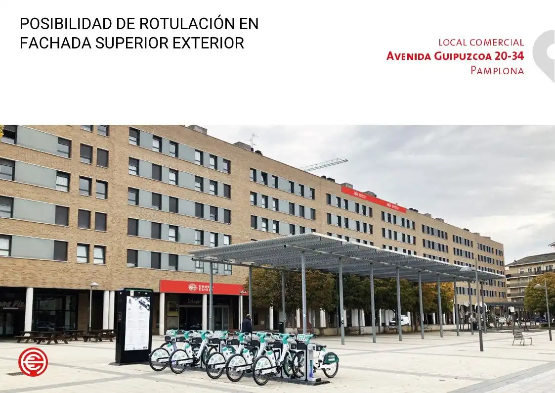 Exterior view of Commercial properties for rent in  Pamplona / Iruña  with Heating