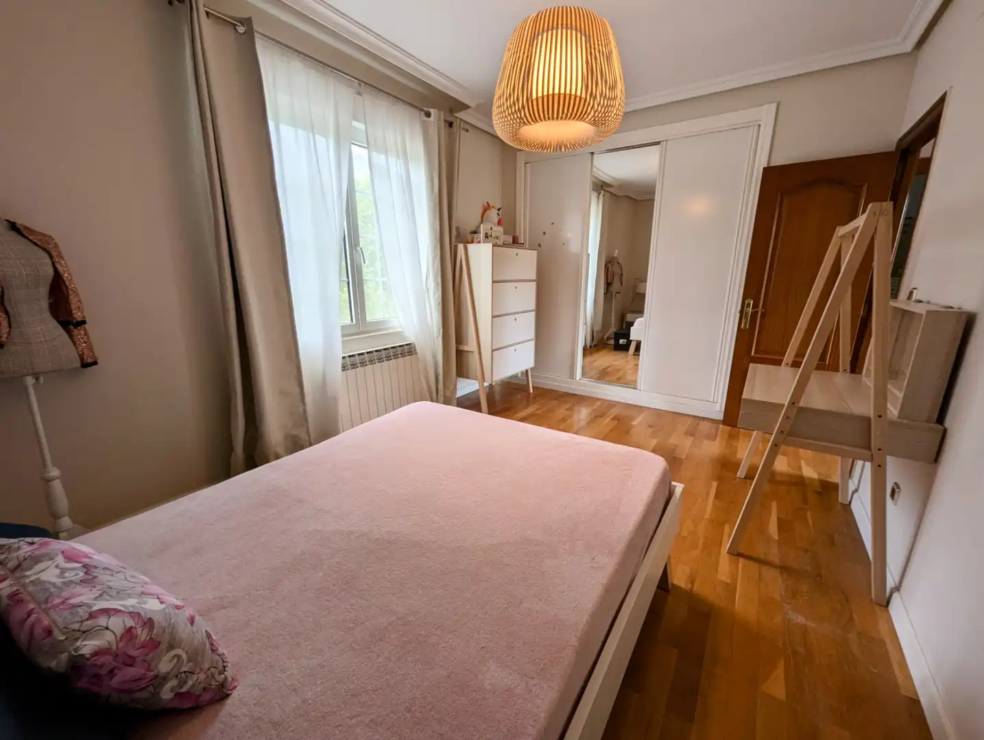 Bedroom of Houses for sale in Villamuriel de Cerrato  with Heating, Furnished and Balcony