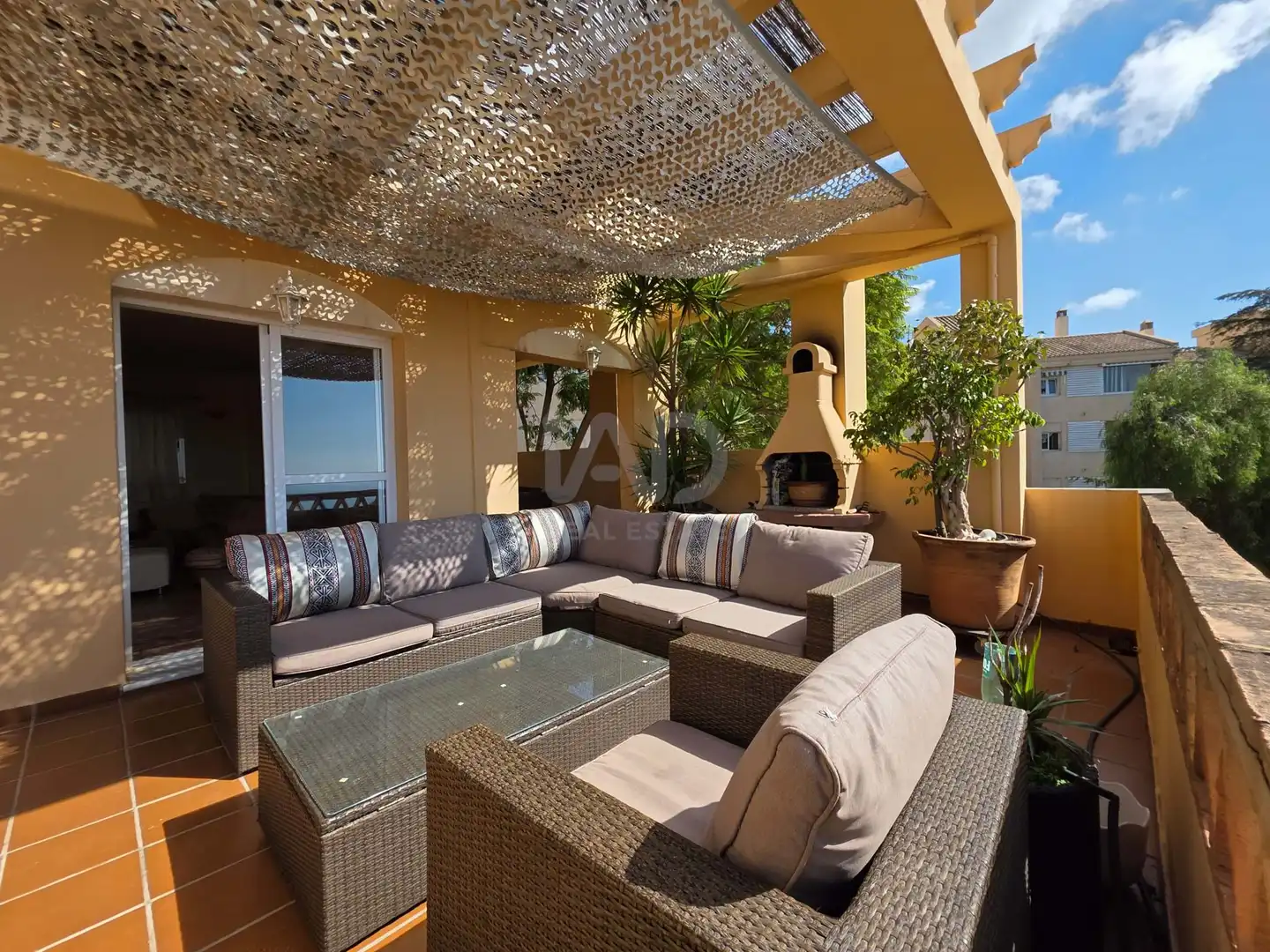 Terrasse von Dachboden zum Verkauf in Málaga mit Klimaanlage, Heizung und Terrasse