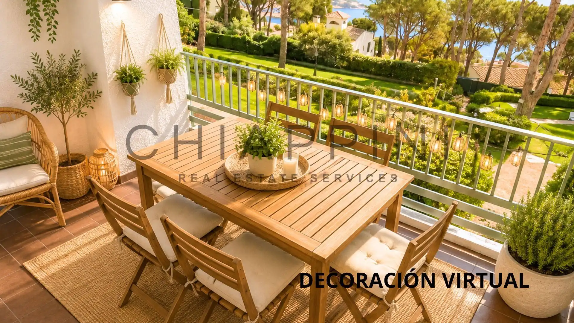 Terraza de Apartamento en venta en Palafrugell con Terraza y Piscina comunitaria