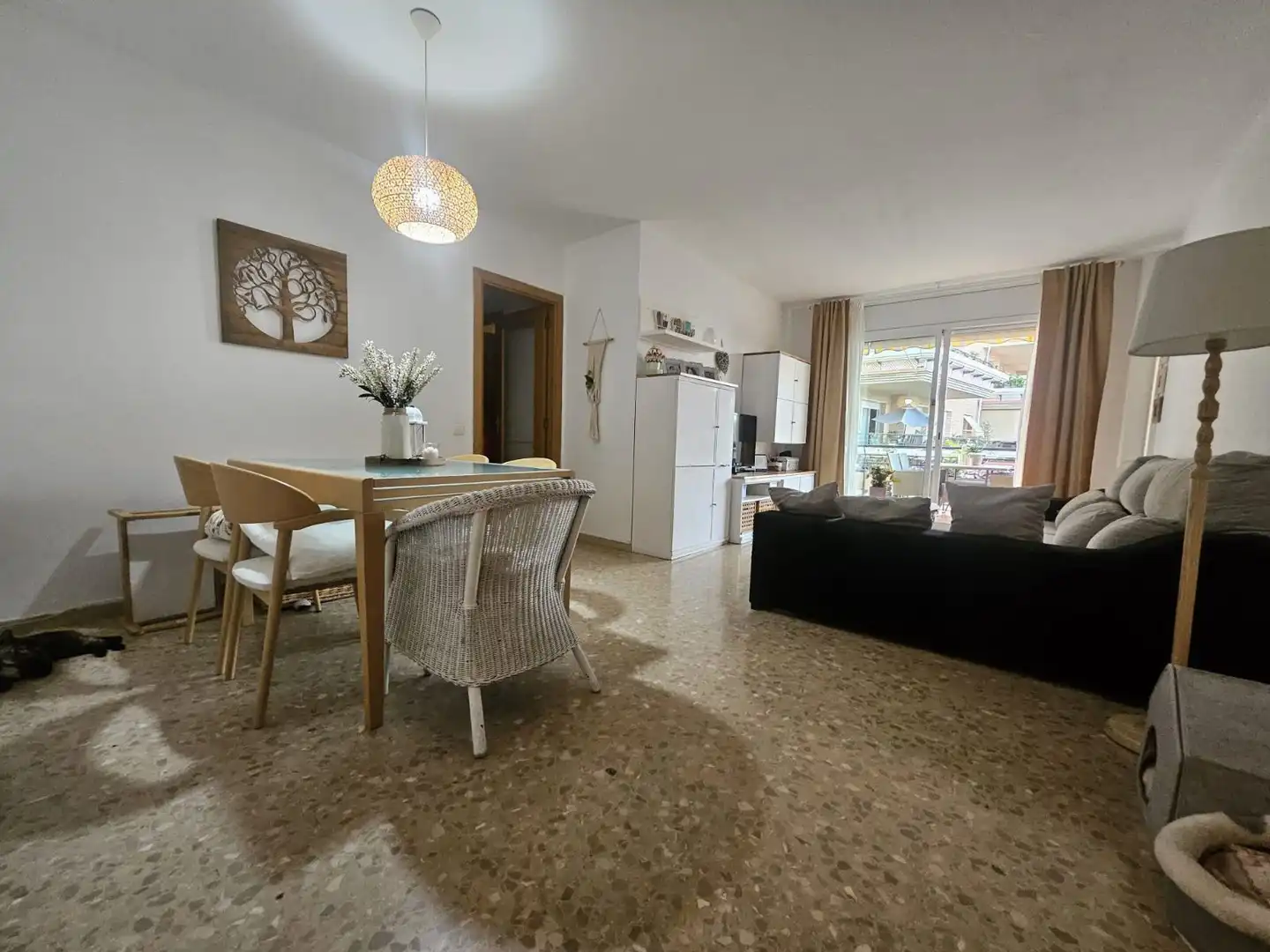 Sala de estar de Piso en venta en Cunit con Calefacción, Terraza y Piscina