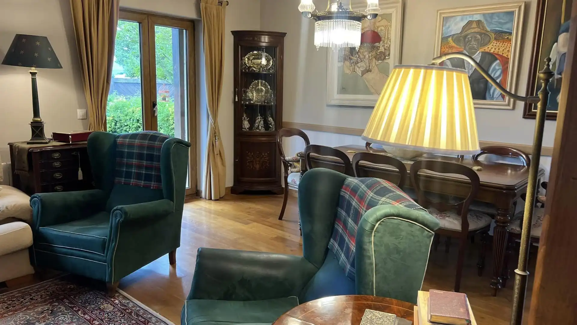 Wohnzimmer von Haus oder Chalet zum Verkauf in Suances mit Heizung, Privatgarten und Parkett