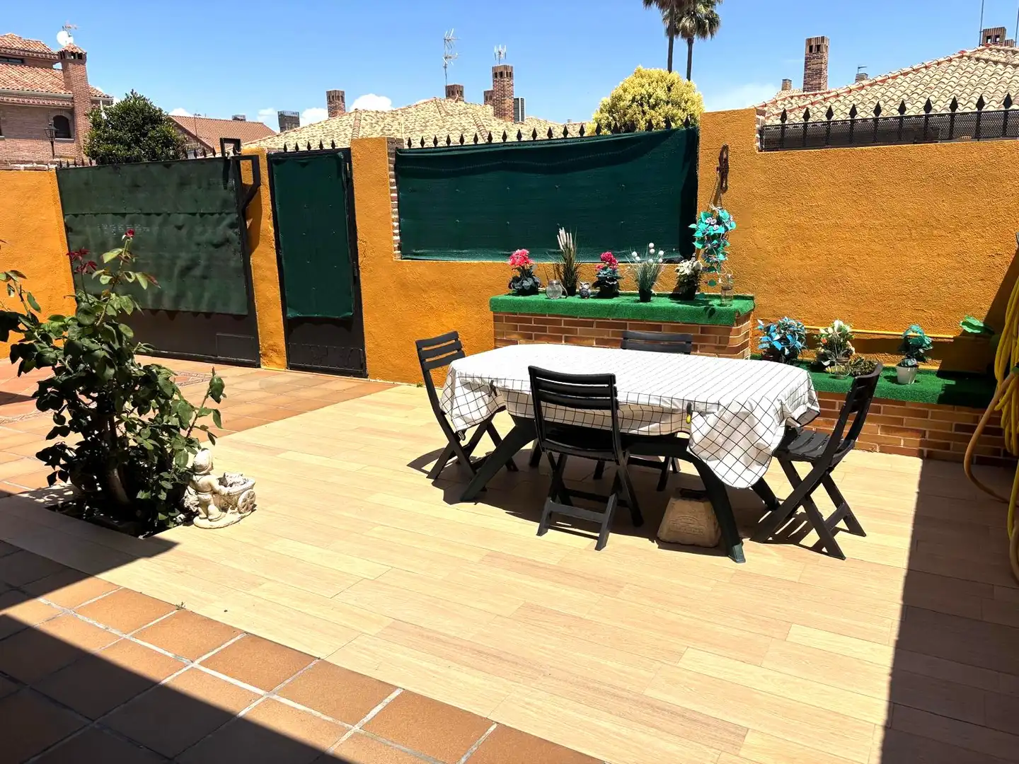 Terrassa de Casa o xalet en venda en Humanes de Madrid amb Calefacció, Jardí privat i Parquet