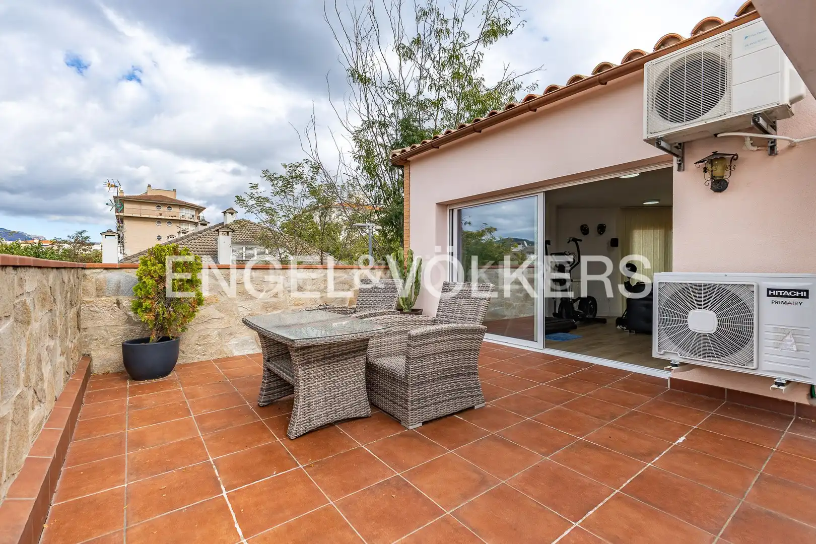 Terrassa de Casa o xalet en venda en Castellar del Vallès amb Aire condicionat, Calefacció i Jardí privat