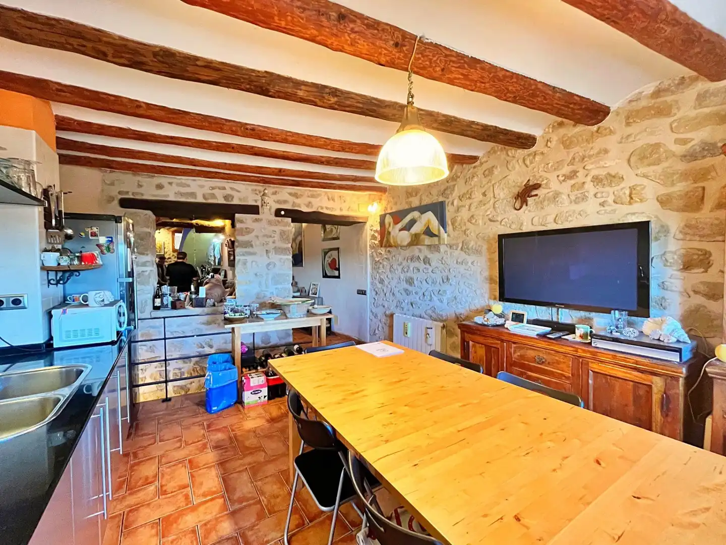 Cocina de Casa o chalet en venta en Arnes con Calefacción