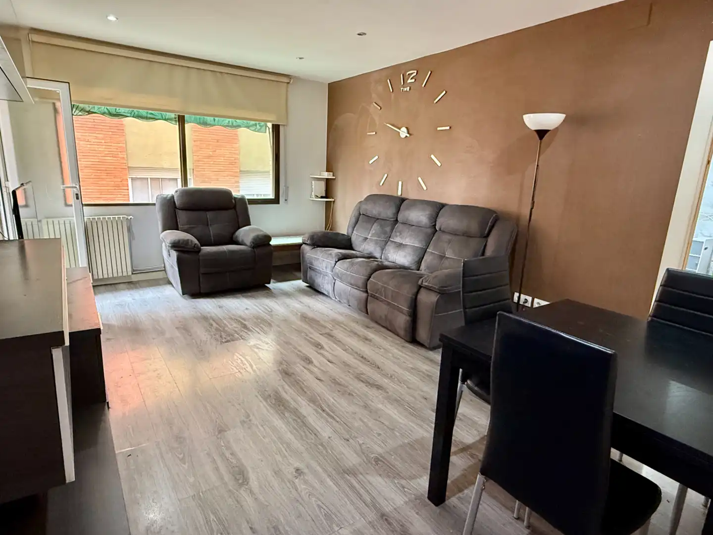 Sala de estar de Piso en venta en Barcelona con Aire acondicionado, Calefacción y Parquet