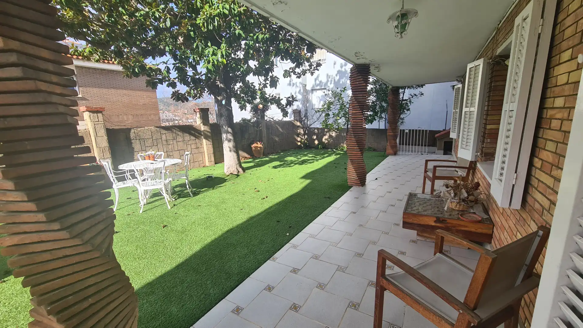 Garten von Wohnung zum Verkauf in Barcelona mit Heizung, Privatgarten und Parkett