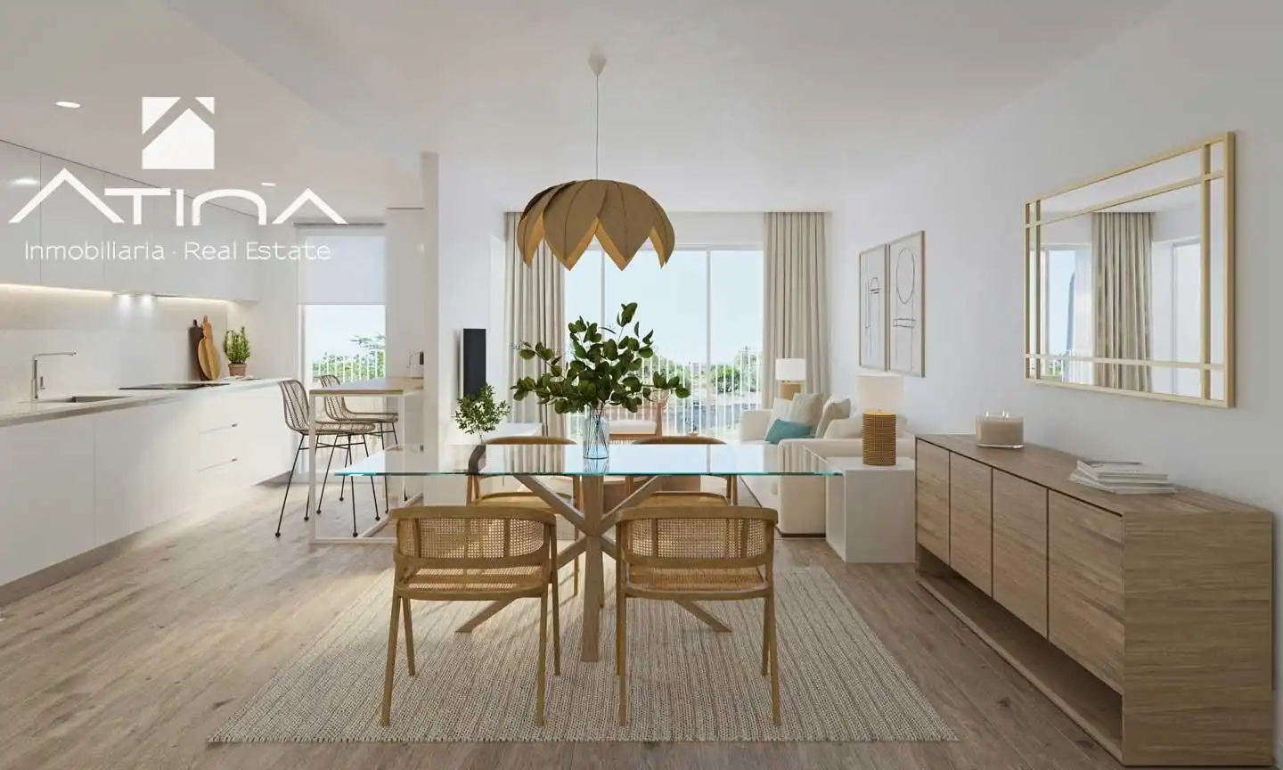 Dining room of Attic for sale in Jávea / Xàbia  with Air Conditioner, Private garden and Terrace