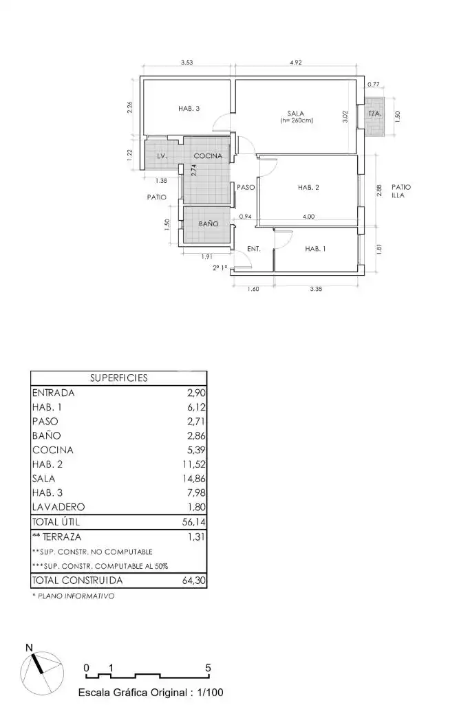 Flat for sale in Barcelona  with Air Conditioner and Balcony