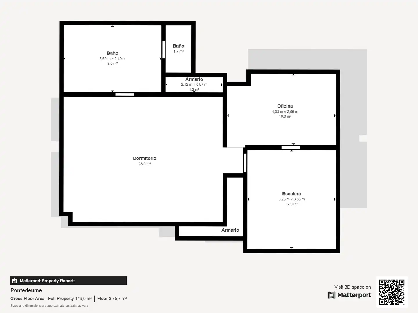 Dúplex en venta en Pontedeume con Calefacción, Parquet y Trastero