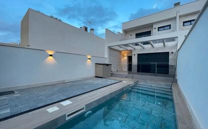 Swimming pool of House or chalet for sale in San Javier  with Air Conditioner, Heating and Private garden