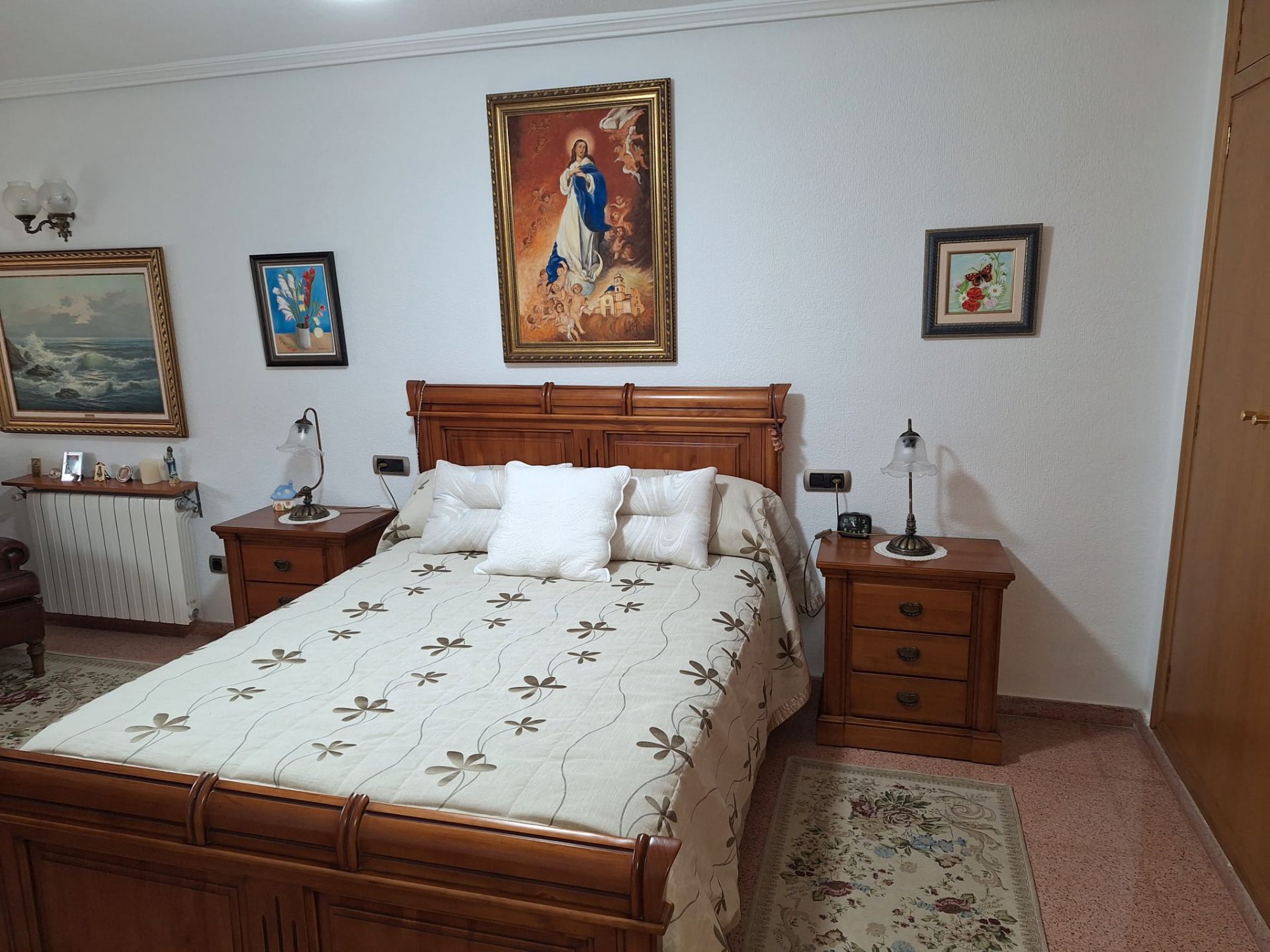 Dormitori de Casa adosada en venda en Alicante / Alacant amb Aire condicionat, Jardí privat i Terrassa