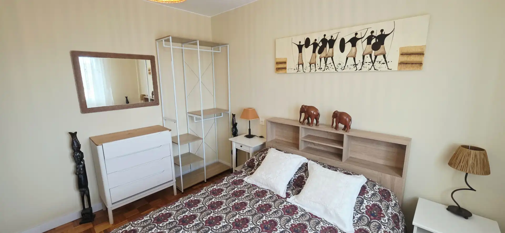 Bedroom of Flat for rent in Gijón   with Heating, Parquet flooring and Furnished