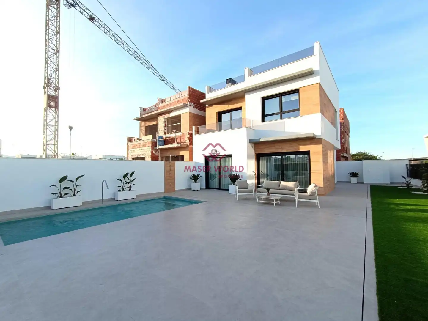 Semi-detached house with pool for sale in Benijófar, imagen 14