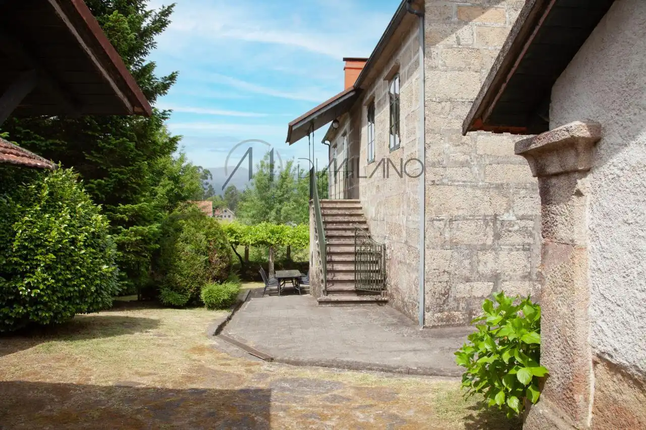 Jardí de Finca rústica en venda en Mondariz amb Calefacció, Jardí privat i Terrassa