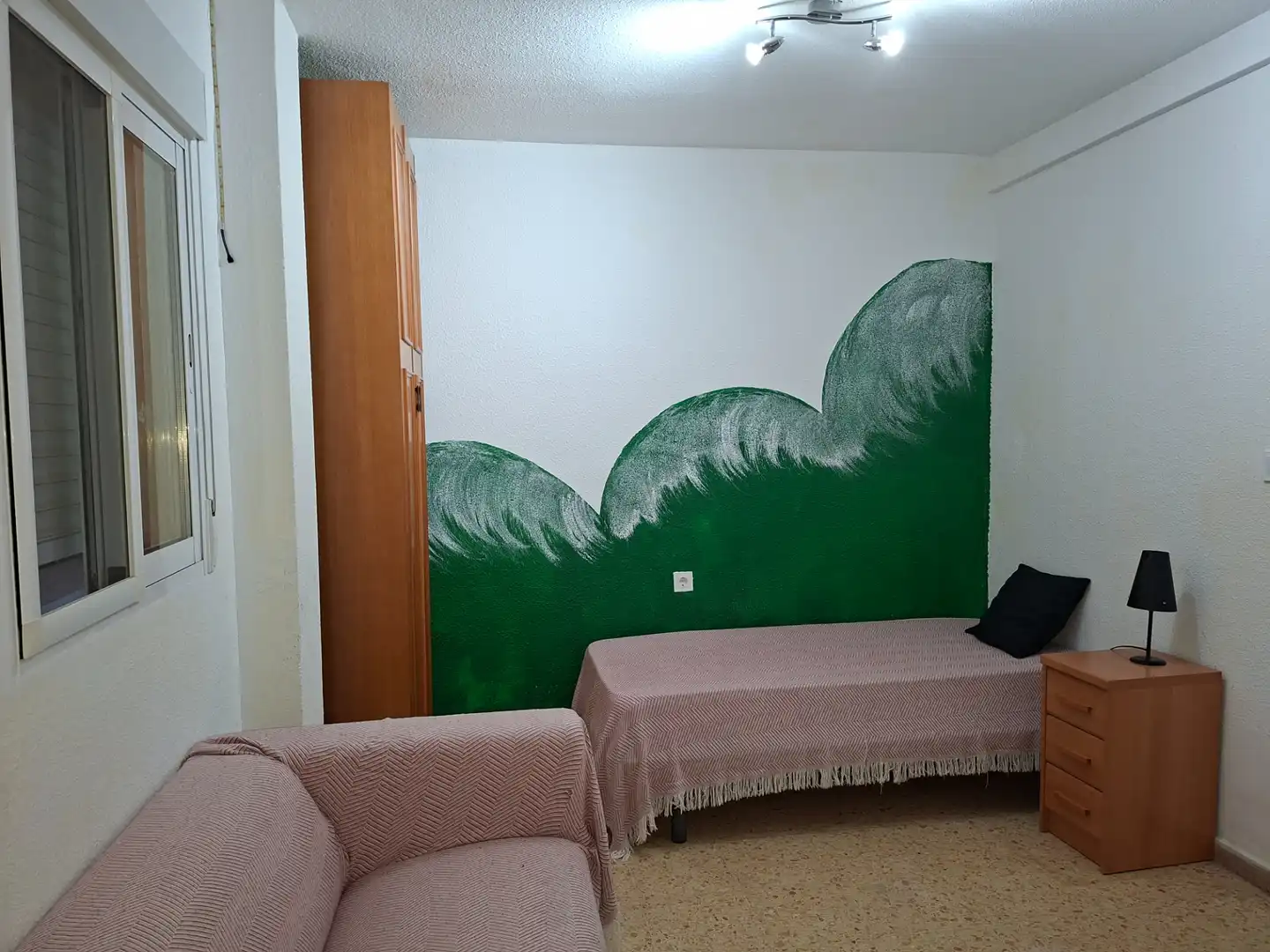Bedroom of Flat for rent in Valencia  with Air Conditioner, Furnished and Oven