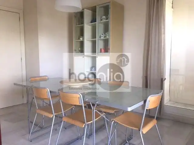 Dining room of Flat for rent in Sevilla  with Air Conditioner, Terrace and Furnished
