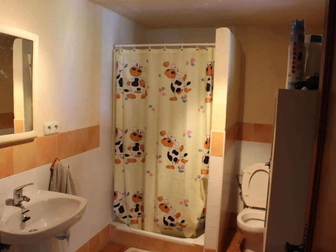 Bany de Casa o xalet de lloguer en Alhaurín El Grande amb Aire condicionat, Terrassa i Piscina