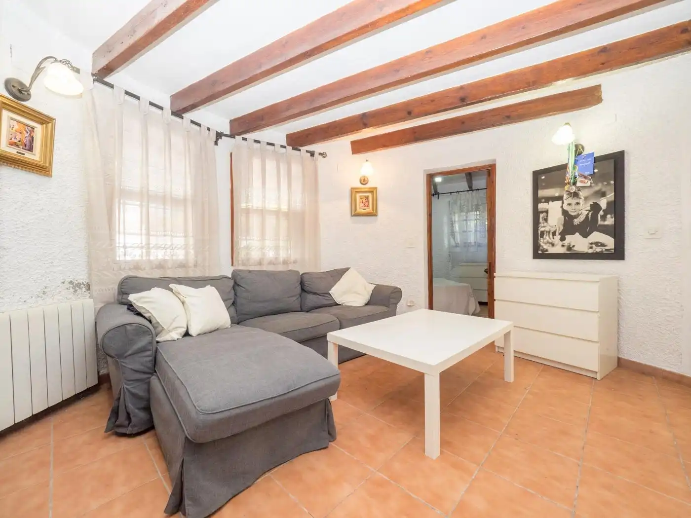Sala d'estar de Casa o xalet en venda en Partidas de Alicante