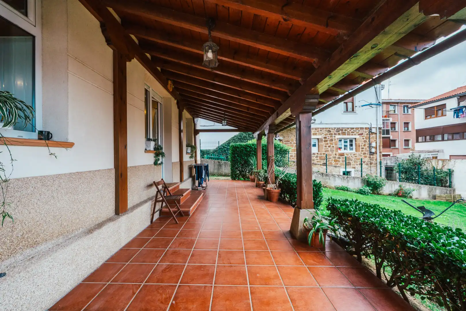 Terrassa de Casa o xalet en venda en Muskiz amb Calefacció, Jardí privat i Terrassa