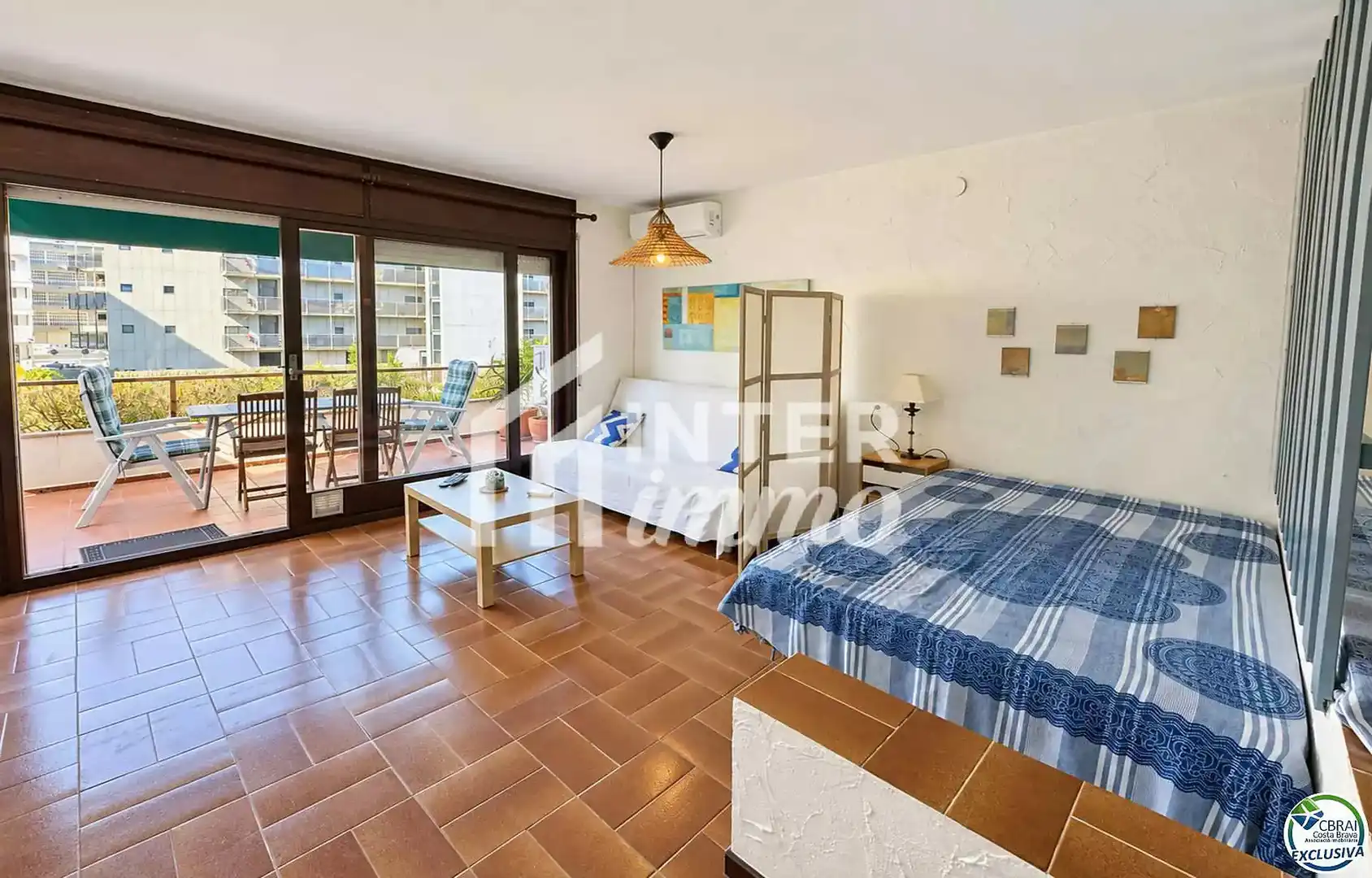 Bedroom of Study for sale in Roses  with Air Conditioner, Terrace and Furnished