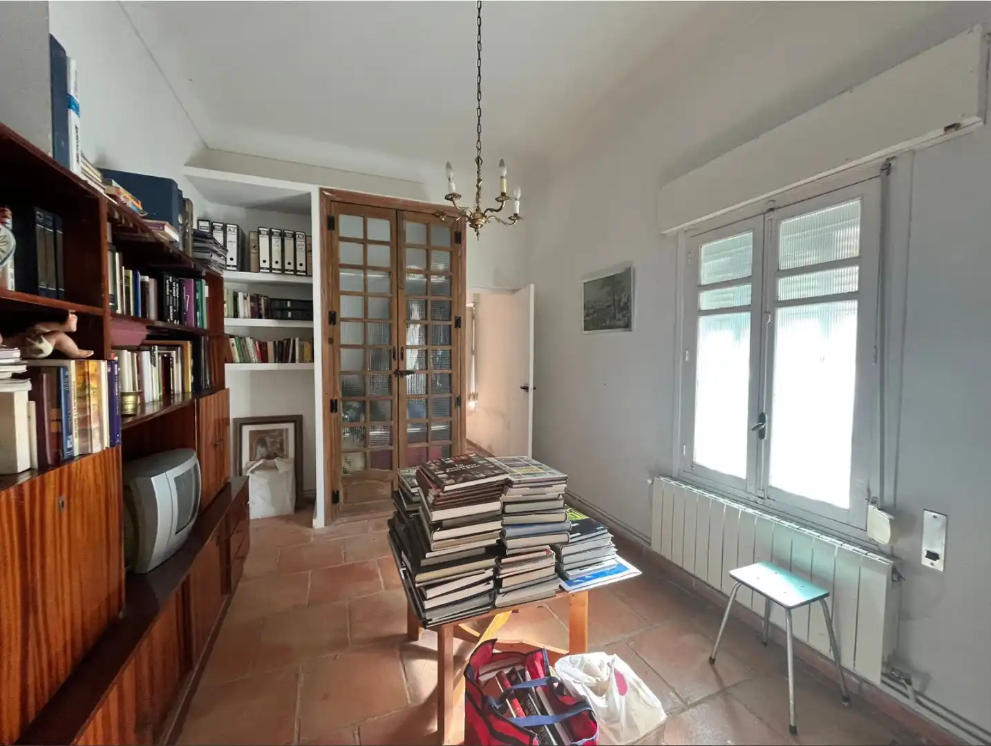 Living room of Houses for sale in Cañada de Calatrava  with Air Conditioner, Private garden and Storage room
