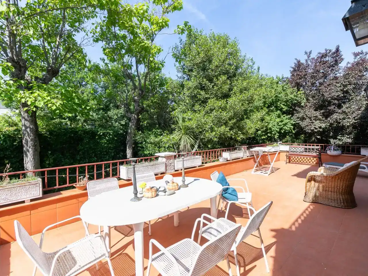 Terraza de Casa o chalet en venta en Madrid con Aire acondicionado, Jardín privado y Parquet