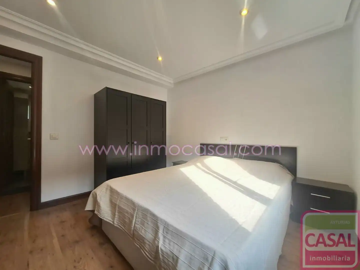 Schlafzimmer von Wohnung zur Miete in Mieres (Asturias) mit Heizung, Abstellraum und Möbliert