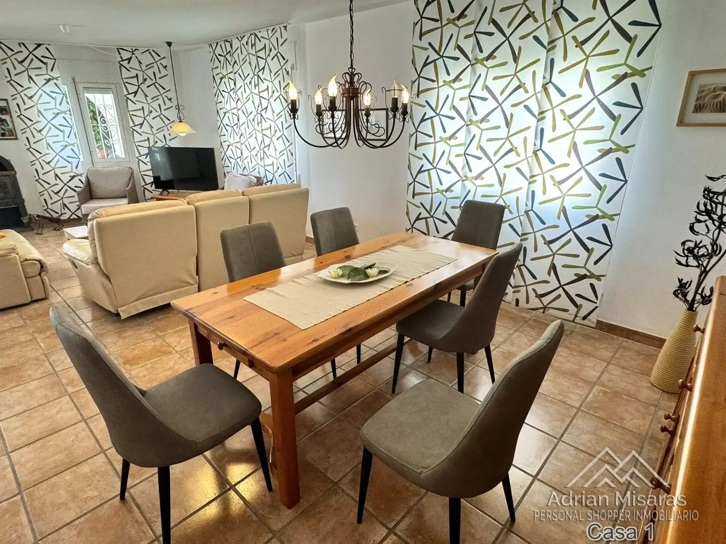 Comedor de Casa o chalet en venta en Deltebre con Aire acondicionado, Piscina y Amueblado