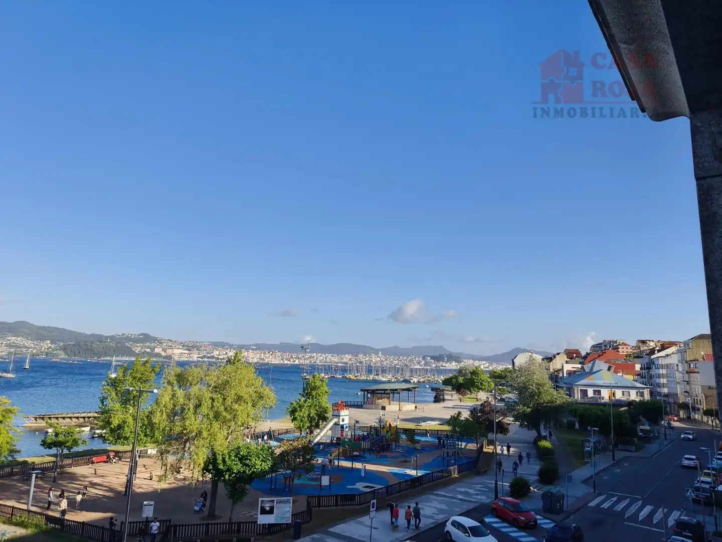 Vista exterior de Apartament en venda en Moaña amb Calefacció, Traster i Moblat