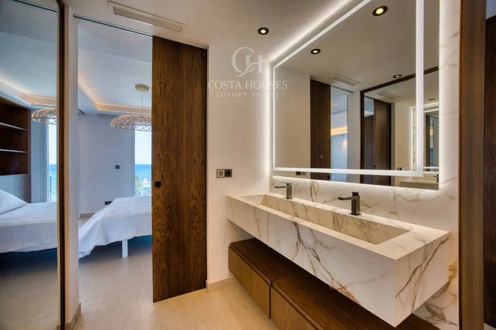 Badezimmer von Wohnungen zum Verkauf in Jávea / Xàbia mit Klimaanlage, Heizung und Terrasse